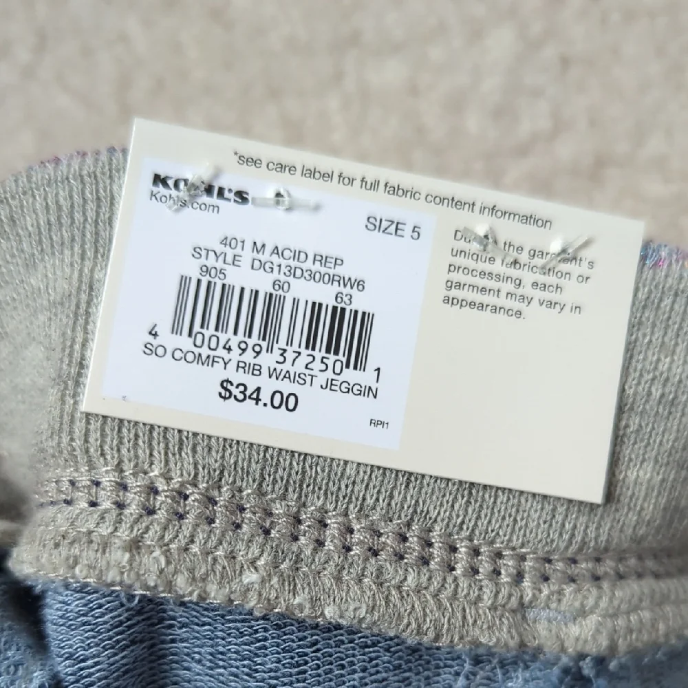 3 For $30 SO Rib Waist Jegging with Pink Accents